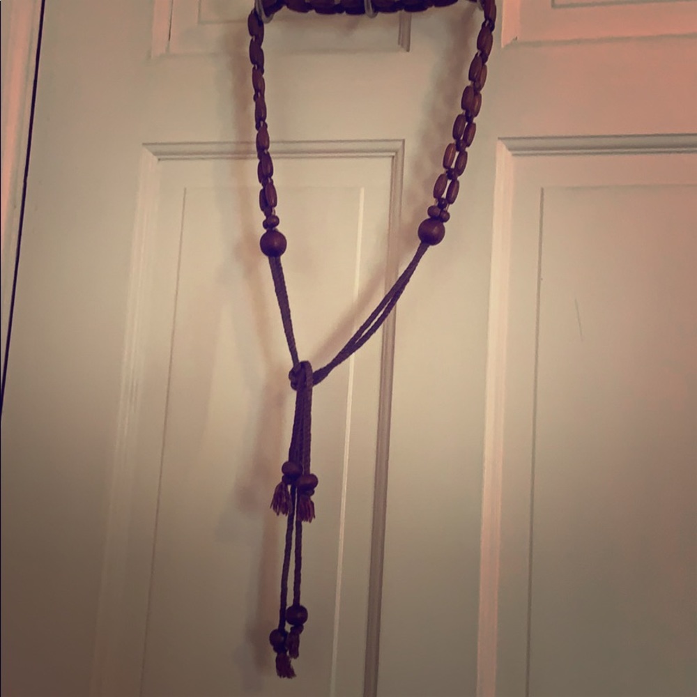 🖤 VINTAGE Wooden Bead Belt 🖤